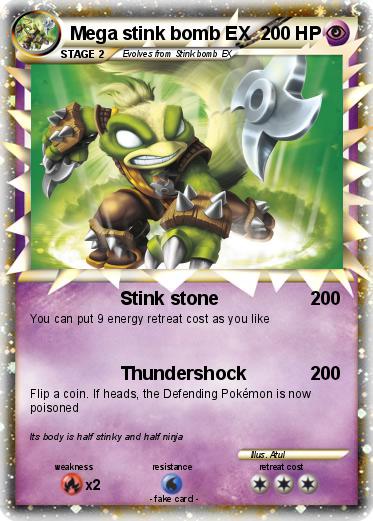 Pokemon Mega stink bomb EX