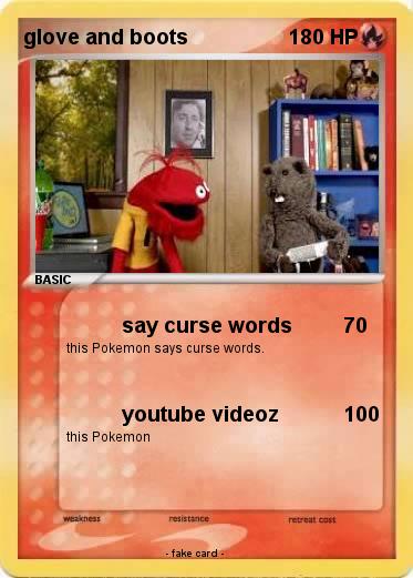 Pokemon glove and boots