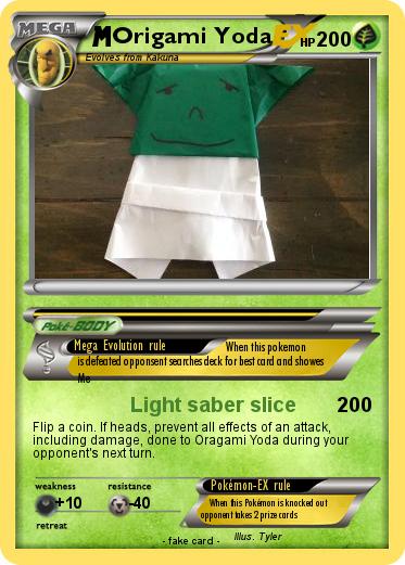 Pokemon Origami Yoda
