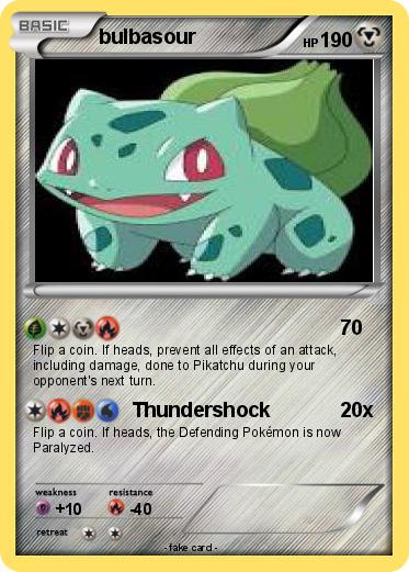 Pokemon bulbasour