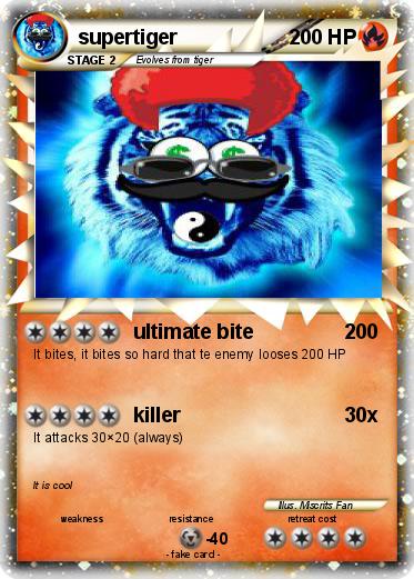 Pokemon supertiger