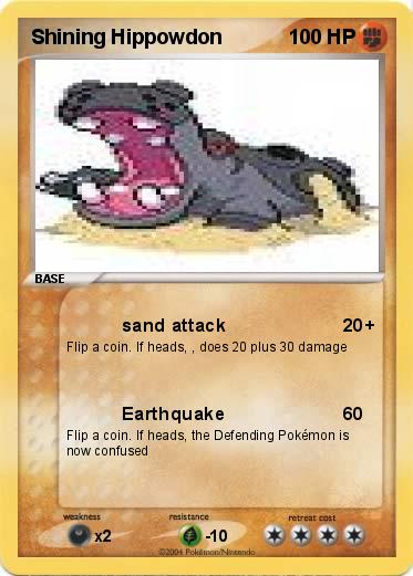 Pokemon Shining Hippowdon