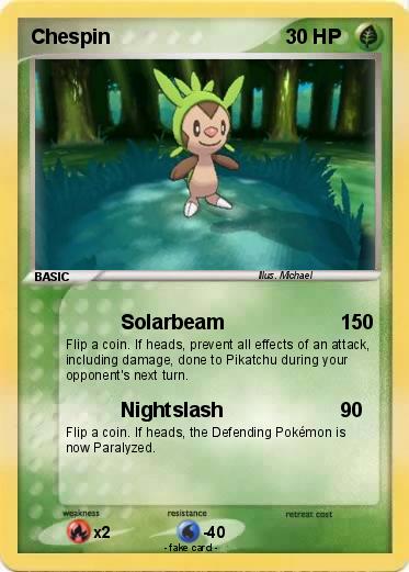 Pokemon Chespin