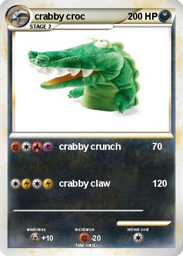 Pokemon crabby croc