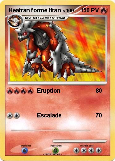 Pokemon Heatran forme titan