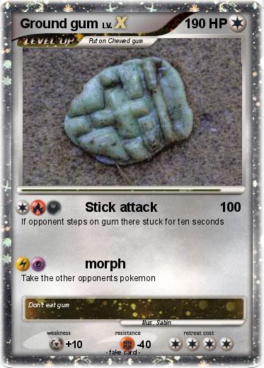 Pokemon Ground gum