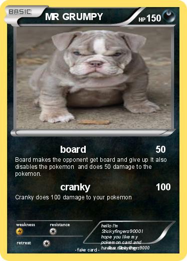 Pokemon MR GRUMPY