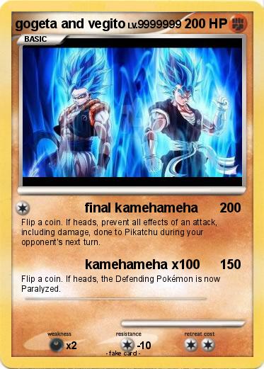 Pokemon gogeta and vegito