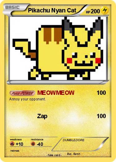 Pokemon Pikachu Nyan Cat