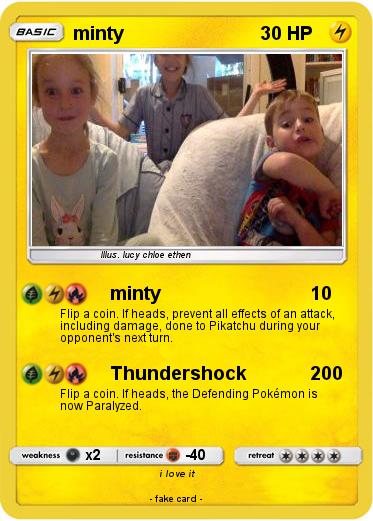 Pokemon minty