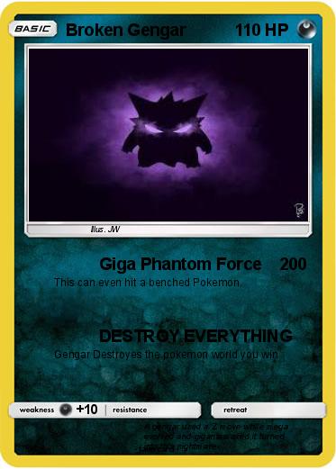 Pokemon Broken Gengar