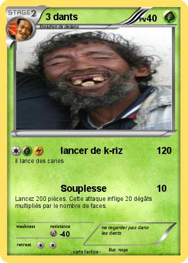 Pokemon 3 dants