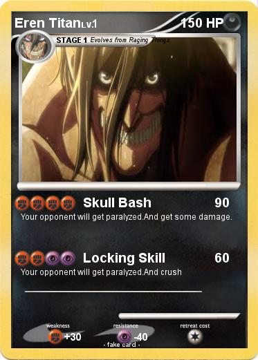 Pokemon Eren Titan