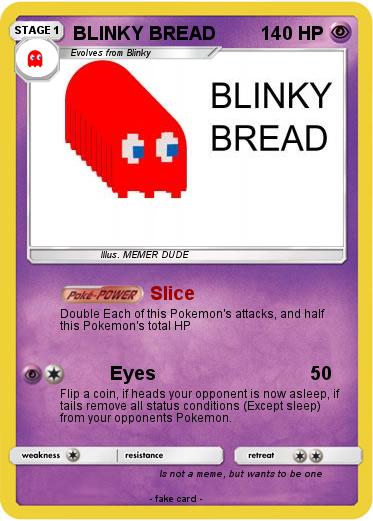 Pokemon BLINKY BREAD