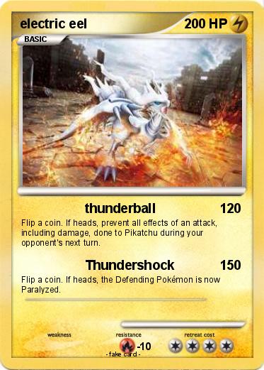 Pokemon electric eel