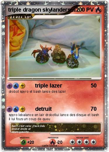 Pokemon triple dragon skylanders