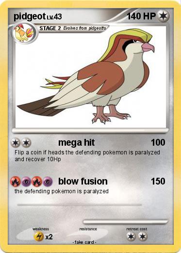 Pokemon pidgeot