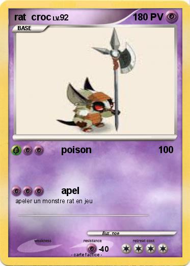 Pokemon rat  croc