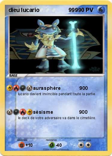 Pokemon dieu lucario                   999    