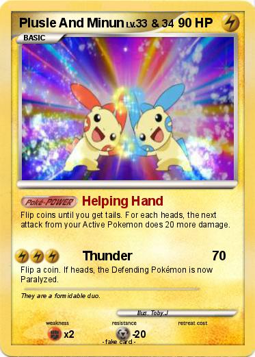Pokemon Plusle And Minun