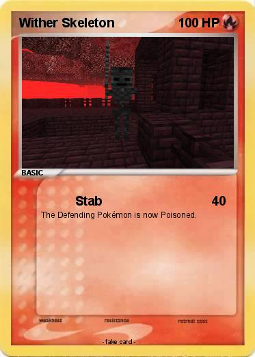 Pokemon Wither Skeleton