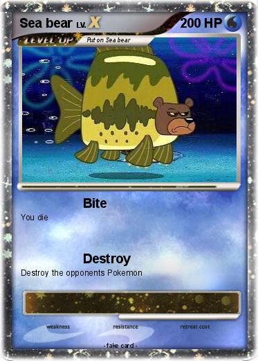 Pokemon Sea bear