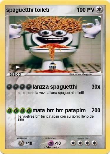 Pokemon spaguetthi toileti