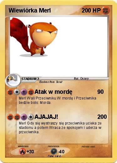 Pokemon Wiewiórka Merl