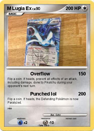 Pokemon M Lugia Ex