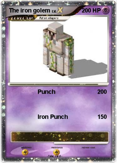 Pokemon The iron golem