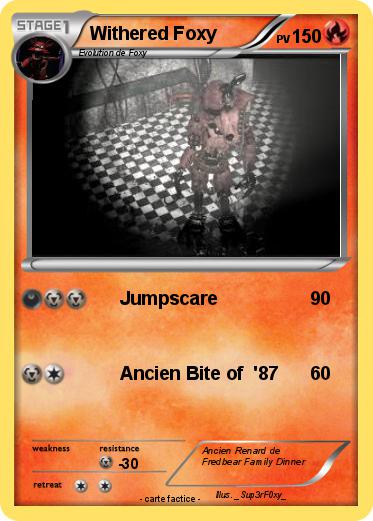 Pokemon Withered Foxy