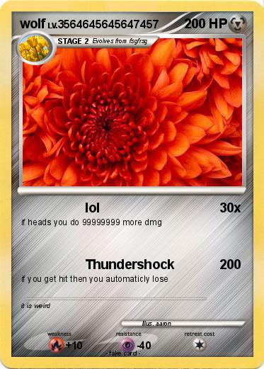 Pokemon wolf