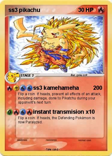 Pokemon ss3 pikachu