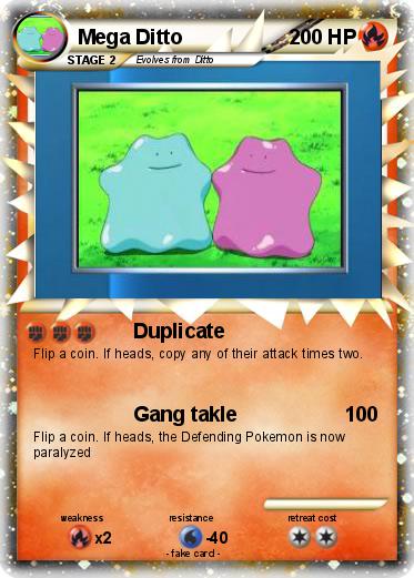 Pokemon Mega Ditto