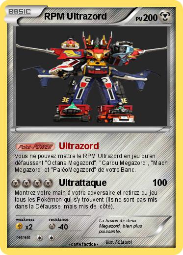 Pokemon RPM Ultrazord