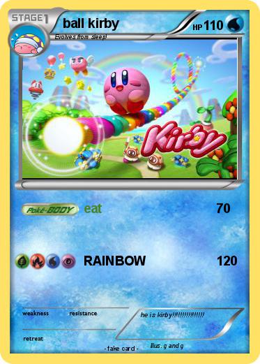 Pokemon ball kirby