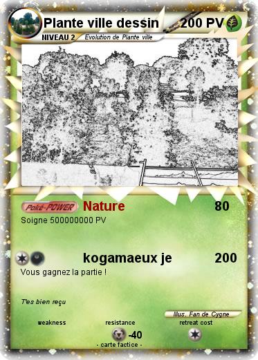 Pokemon Plante ville dessin