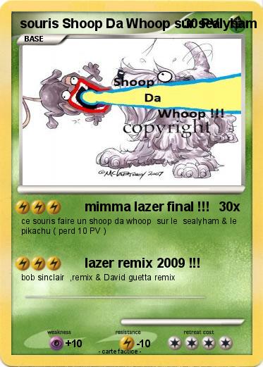 Pokemon souris Shoop Da Whoop sur sealyham