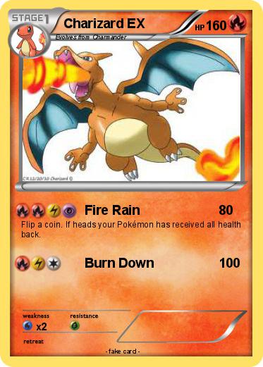 Pokemon Charizard EX