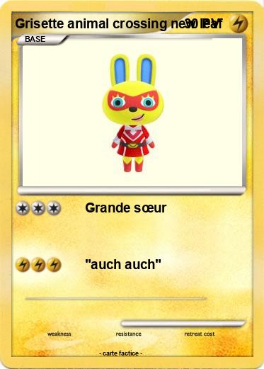 Pokemon Grisette animal crossing new leaf