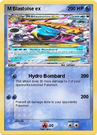 Pokemon M Blastoise ex