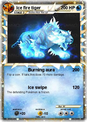 Pokemon Ice fire tiger