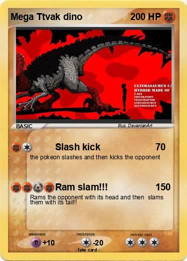 Pokemon Mega Ttvak dino