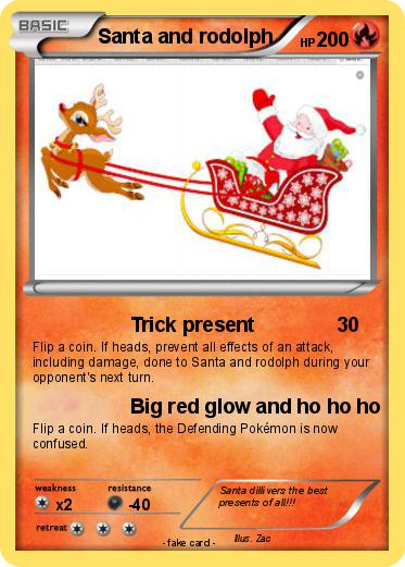Pokemon Santa and rodolph