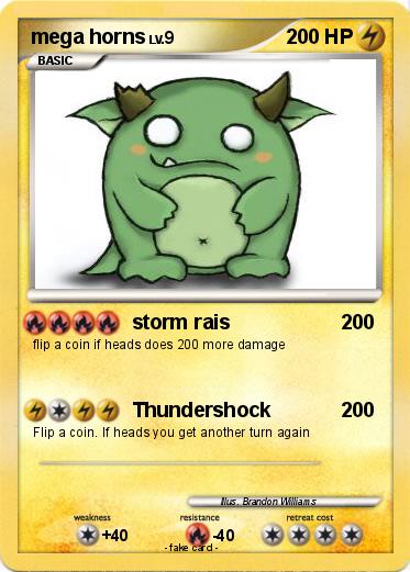 Pokemon mega horns