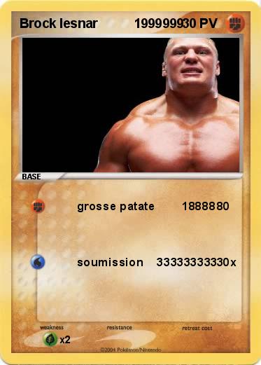 Pokemon Brock lesnar          1999999