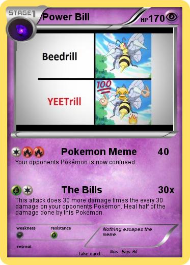 Pokemon Power Bill