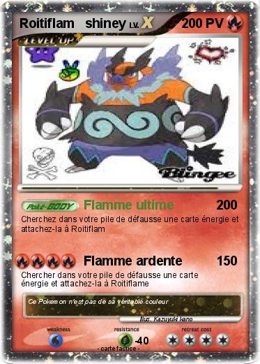 Pokemon Roitiflam   shiney