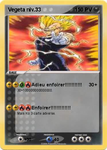 Pokemon Vegeta niv.33