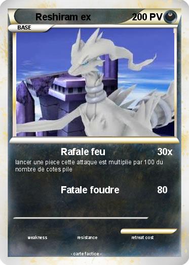 Pokemon Reshiram ex